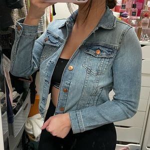 NWT H&M fitted denim jacket